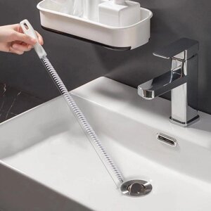 1 Супер длинная щетка для дноуглубительных работ в ванной комнате, щетка для очистки канализационной раковины,