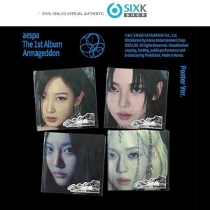 Aespa 1-й полный альбом - Armageddon (Версия плаката) под заказ из Кореи 30 дней, доставка бесплатно