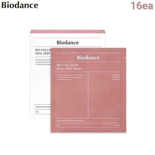 BIODANCE Bio-Collagen Real Deep Mask 34г*16шт под заказ из Кореи 30 дней, доставка бесплатно