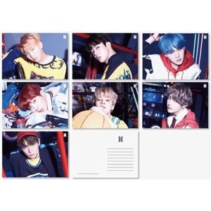 BTS (BangTan Boys) 3D Photo Lenticular Post Card + 1 Photo Card VER. 2 (ЛЮБИТЕ СЕБЯ "ЕЁ"7 членов под заказ