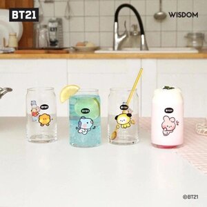 БТС (BangTan Boys) BT21 Minini Glass Cup, Official, Original, Authentic, K-POP, idol под заказ из Кореи 30