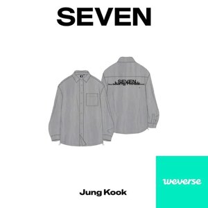 BTS Сорочка Jungkook SEVEN под заказ из Кореи 30 дней, доставка бесплатно