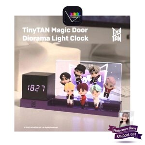 BTS Световые часы TinyTAN Magic Door Diorama под заказ из Кореи 30 дней, доставка бесплатно