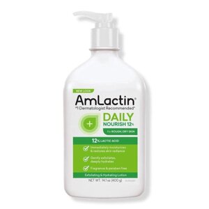 Ежедневный питательный лосьон AmLactin с 12 молочными кислотами AHA 14,0 унций под заказ из Кореи 30 дней,