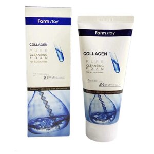 FARM STAY Collagen Pure Cleansing Foam 180 мл (3 варианта) под заказ из Кореи 30 дней, доставка бесплатно