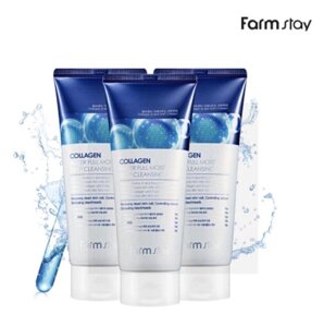 FARM STAY Collagen Water Full Moist Deep Cleansing Foam 180 мл (3 варианта) под заказ из Кореи 30 дней,