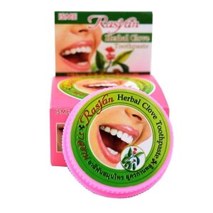 Isme Зубная паста Rasyan Herbal Clove, супер отбеливающий эффект, 25 г Под заказ из Таиланда за 30 дней, доставка