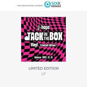 J-hope (БТС) Jack In The Box [LP]Ограниченное издание) под заказ из Кореи 30 дней, доставка бесплатно