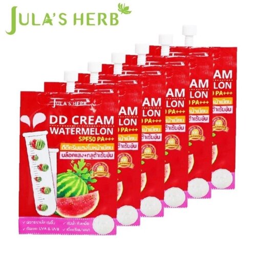 Jura's Herb DD Cream Watermelon SPF50 PA Экстракт арбуза и глутатион 8 мл х 6 шт - тайский Под заказ из Таиланда за