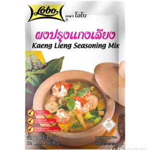 Lobo Тайская еда Kang Lieng Приправа Специи Пикантная паста из порошка и трав 30 грамм Под заказ из Таиланда за 30