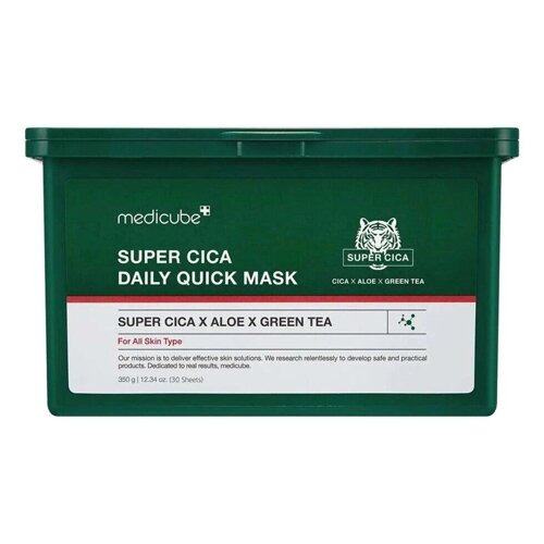 Medicube Швидка щоденна маска Super Cica 350 мл 30 шт под заказ из Кореи 30 дней, доставка бесплатно