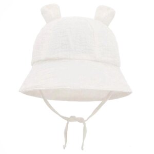 Муслиновая детская шапка, летние аксессуары для новорожденных, хлопковые детские шапки для девочек и