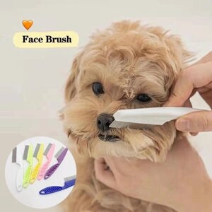 Новая практичная щетка для чистки лица домашних животных для маленьких собак Тедди Бишон Померанский шпиц