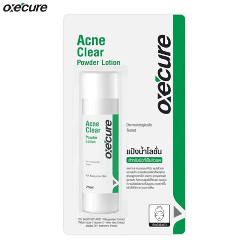 Oxe'cure Acne Clear Powder Lotion, для кожи, склонной к акне, дерматологически протестировано, 25 мл. Уход за кожей