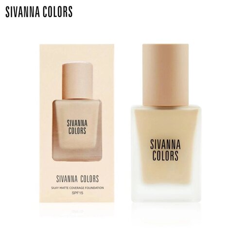 Sivanna Colors Тональный крем Sliky Matte Coverage SPF15 30 г. HF118 - Тайский косметический макияж Под заказ из