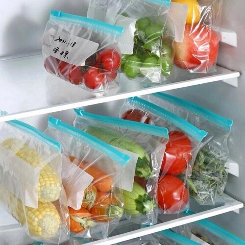 Упаковочные пластиковые пакеты для хранения пищевых продуктов, многоразовые пакеты для замороженных сэндвичей
