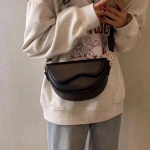 Yogodlns Женская винтажная однотонная сумка с клапаном на плечо, модная сумка через плечо из искусственной