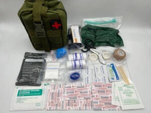 Армейская аптечка первой помощи ‼укомплектованная / универсальная медицинская аптечка оптом