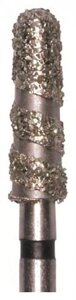 Бор алмазный Jota 850 018 FG, черный, 5 шт., конус с закругленным концом
