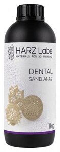 Фотополимер HARZ Labs LLC Dental Sand A1-A2 для LCD/DLP принтеров, 1 л