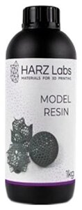 Фотополимер HARZ Labs LLC Model Resin grey для LCD/DLP принтеров, 1 л