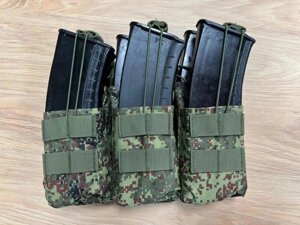 Подсумки тактические для магазинов СВД, АК, АК 74, АКМ, с креплением Molle в ассортименте: оптом