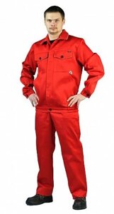 Рабочий костюм мужской Доки 2 красный