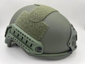 Шлем тактический баллистический/ свмпэ/ FAST ops-core/ цвет «олива»класс защиты бр2 NIJ IIIA/ без ушей с системой