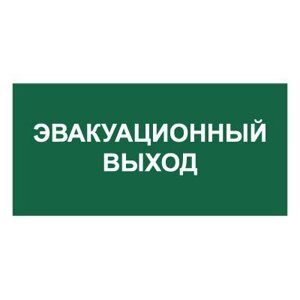 Знак T62 Эвакуационный выход (Пленка 150 х 300)