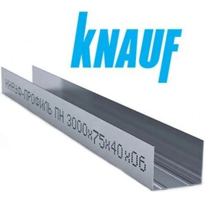 Профиль направляющий Knauf (ПН) 0.6 мм 75х40х3000 мм