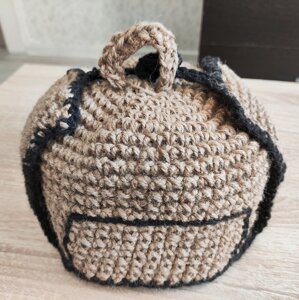 Шапка для бани джутовая Детская