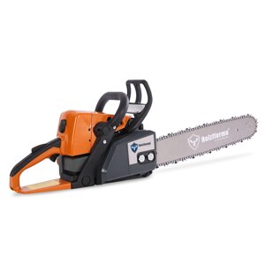 Бензопила G255 шина 40 см Holzfforma (45.4 см, 3.1 л. с.(2.2 кВт), 16″(40 см), 0.325″, 1.6 мм., 62 звеньев)