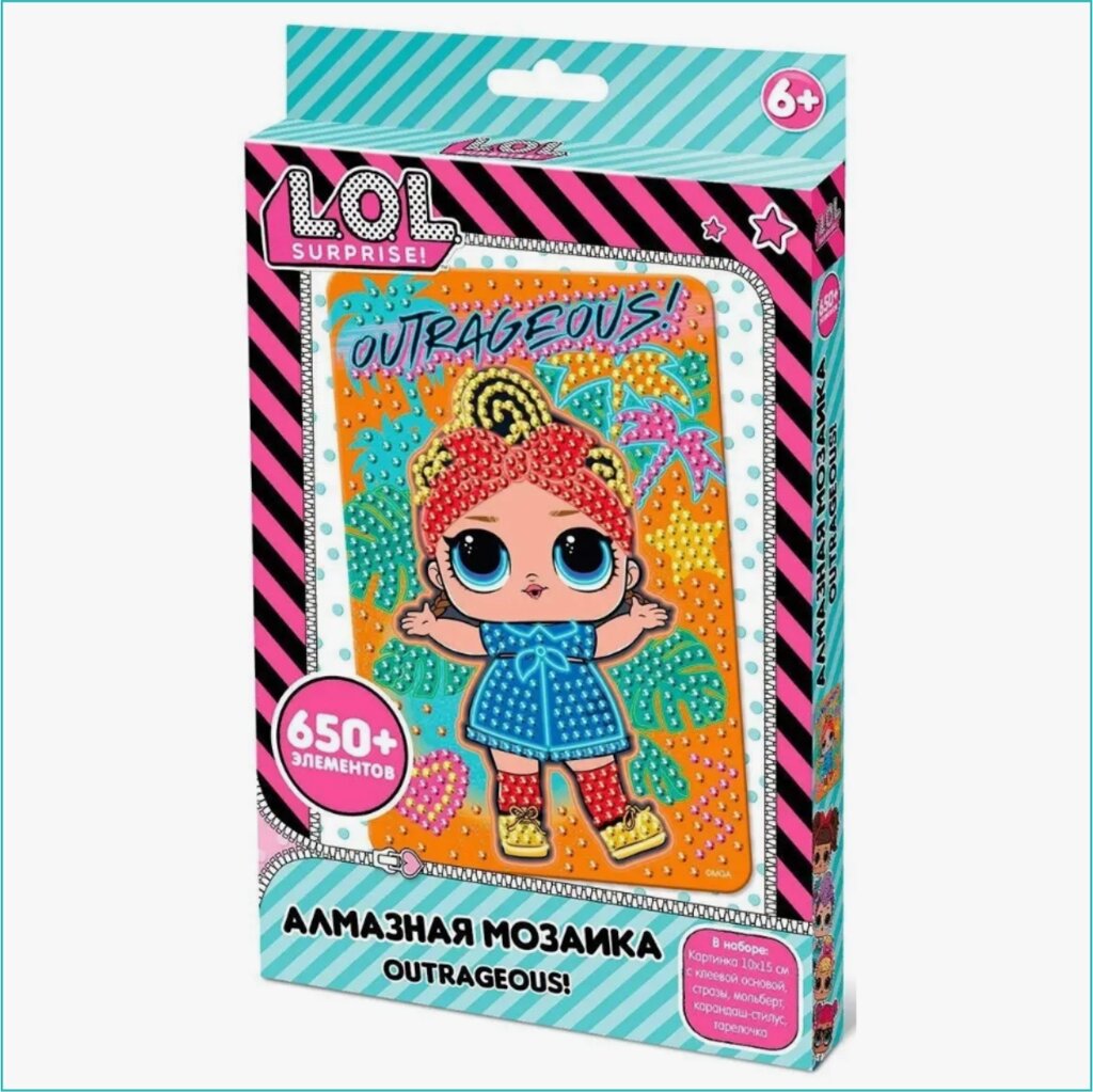 Алмазная мозаика "LOL" Outrageous (10х15 с подрамником) от компании L-Shop - фото 1