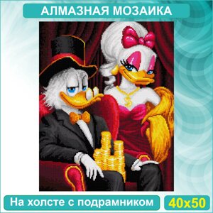 Алмазная мозаика "Скрудж Красивая жизнь"Disney) (40х50)