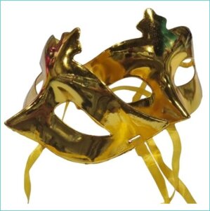 Античная маска "Antiq Star"Chrome Gold)