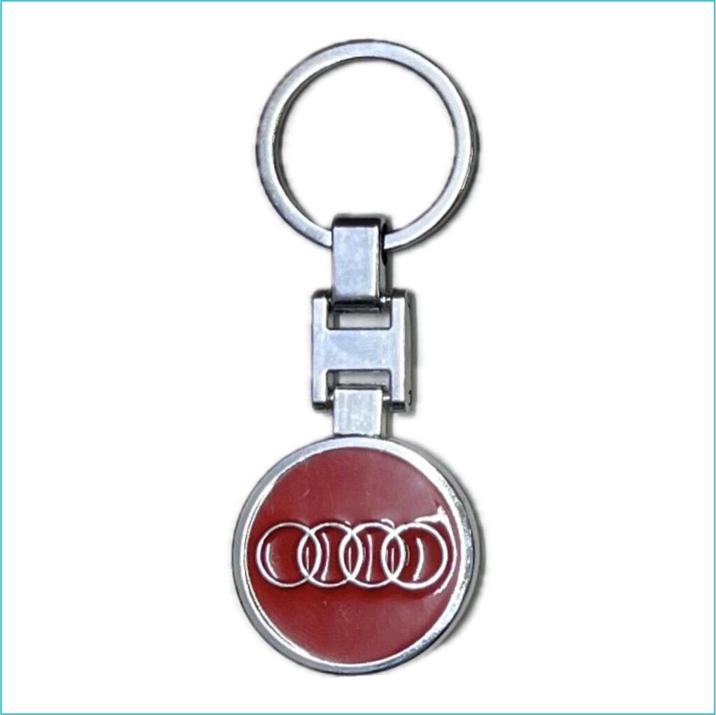 Брелок для автомобильных ключей "Audi" (металл) от компании L-Shop - фото 1