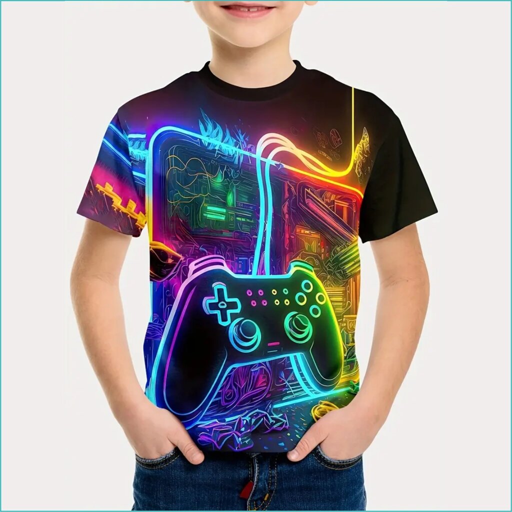 Детская футболка "PlayStation" (Рост 104-116) 5-6 лет от компании L-Shop - фото 1