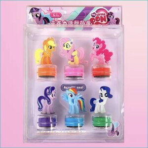 Детский набор печатей "My Little Pony | Май литтл пони"10 шт.)