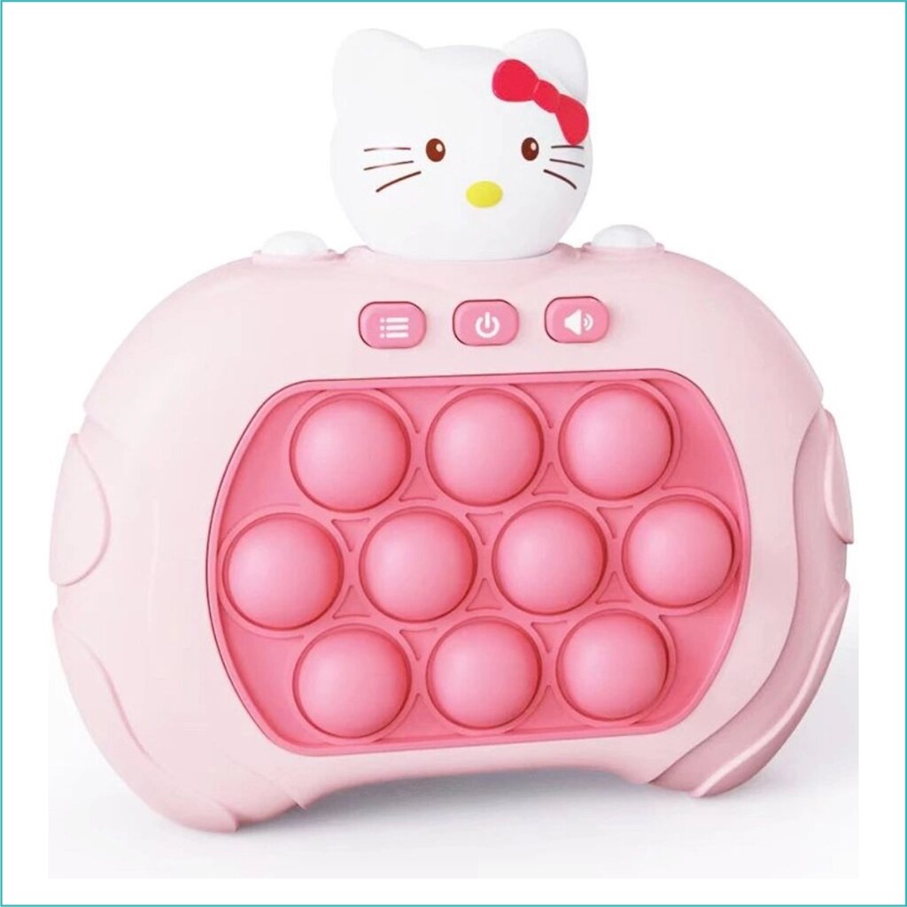 Электронный антистресс "POP IT - Hello Kitty" (ПОП ИТ Хеллоу Китти) от компании L-Shop - фото 1