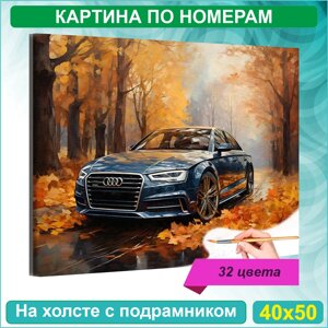 Картина по номерам "Ауди - Audi"40х50)