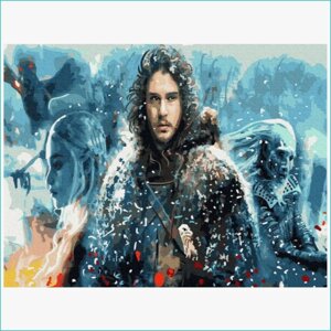 Картина по номерам "Джон Сноу"Игра престолов) (40х50)