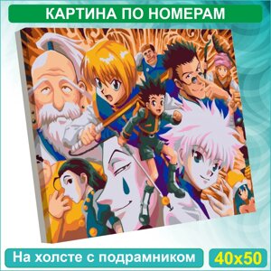 Картина по номерам "Хантер х Хантер Hunter x Hunter" Аниме (40х50)