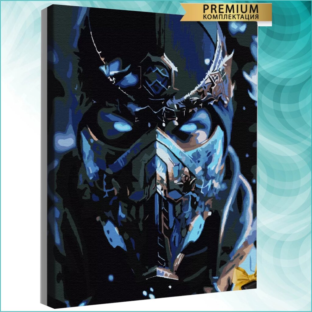 Картина по номерам "Компьютерная игра Mortal Kombat - Sub-Zero" (40х50) от компании L-Shop - фото 1