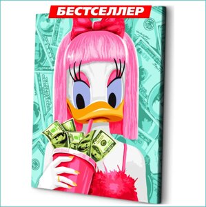 Картина по номерам "Поночка и Смузи из долларов"Disney) (40х50)