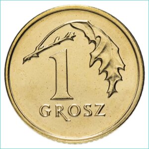 Монета "1 грош - 1 grosz" Польша