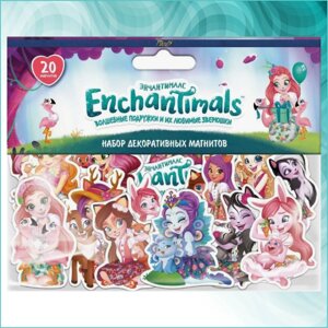 Набор декоративных магнитов "Энчантималз"EnchantTimals Mattel) 20шт.