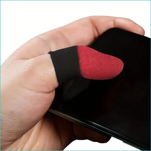 Напальчники для игр в телефоне "LR-2" Red (1 пара 2 шт.)