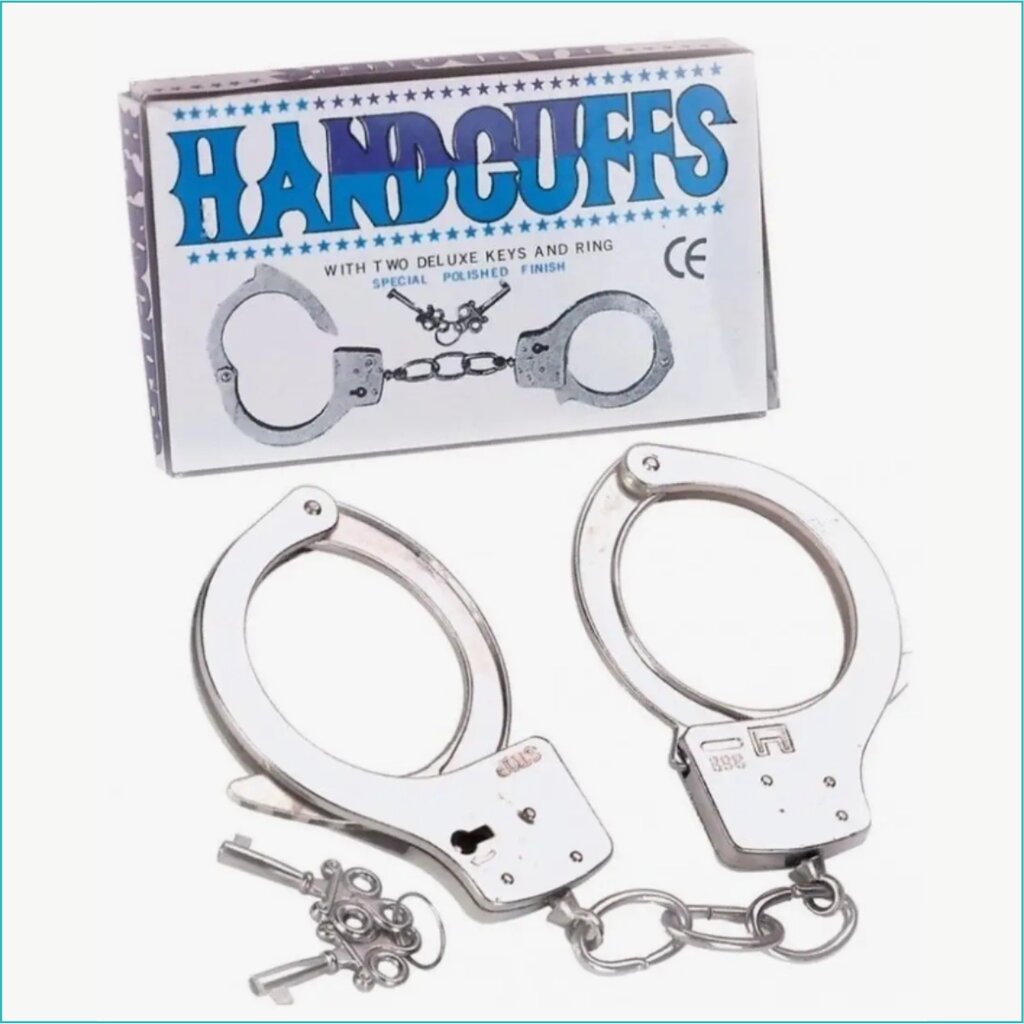 Наручники детские "Handcuffs" (с 2 ключами) от компании L-Shop - фото 1