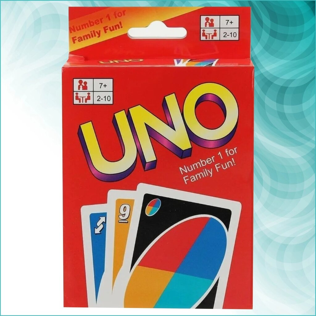 Настольная карточная игра "UNO - УНО" (108 карт) от компании L-Shop - фото 1