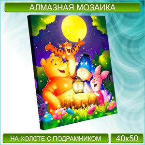 Алмазная мозаика "Винни Пух и его друзья" Disney (40х50 с подрамником)